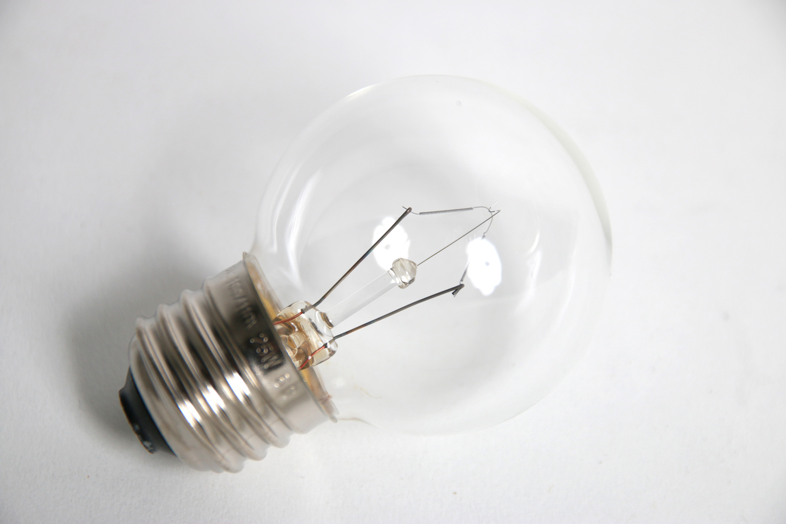 白熱ボール電球 白熱クリアボール50(E26)25W LT-BB003-10-G141