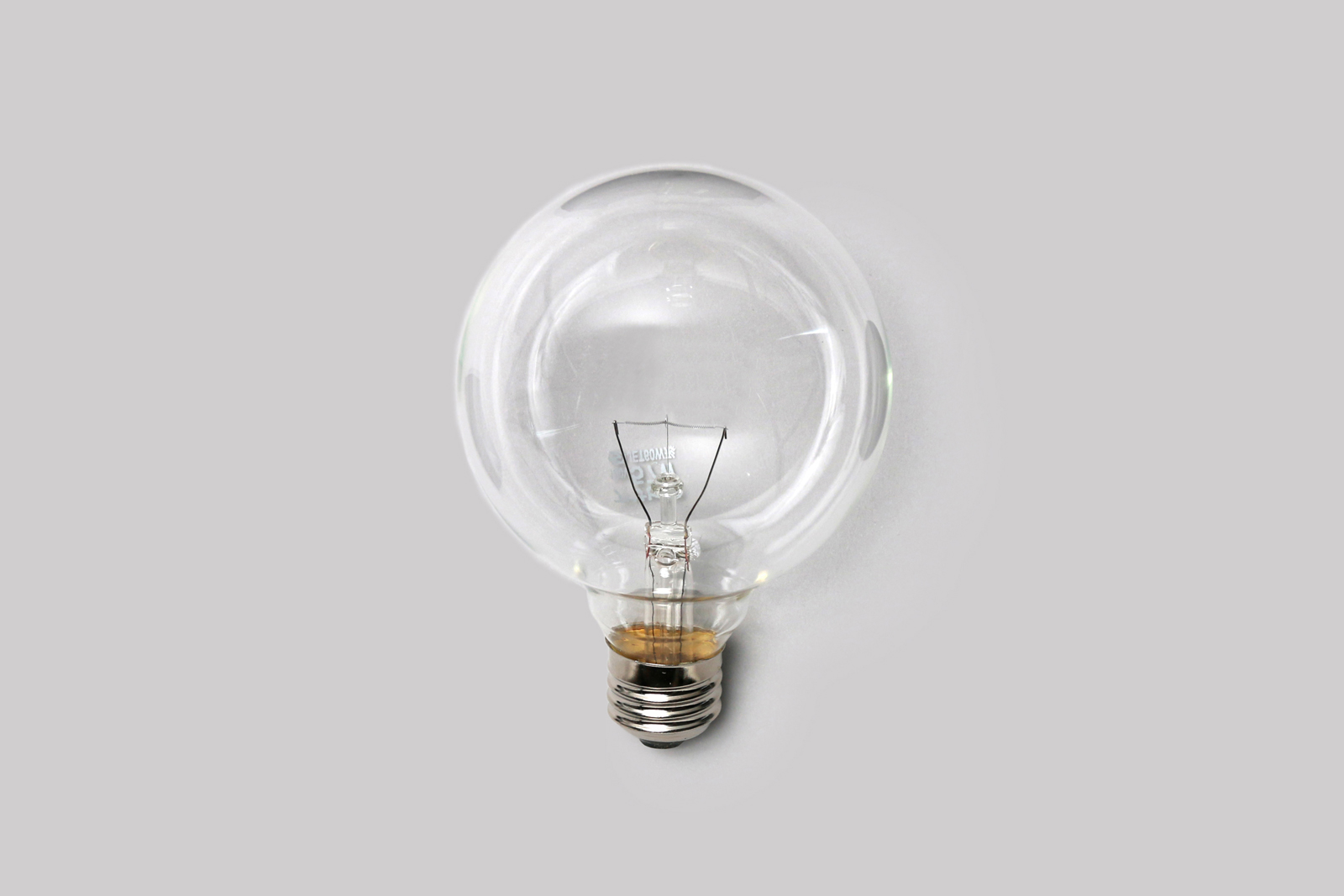 白熱ボール電球 白熱クリアボール95(E26)57W LT-BB003-03-G141