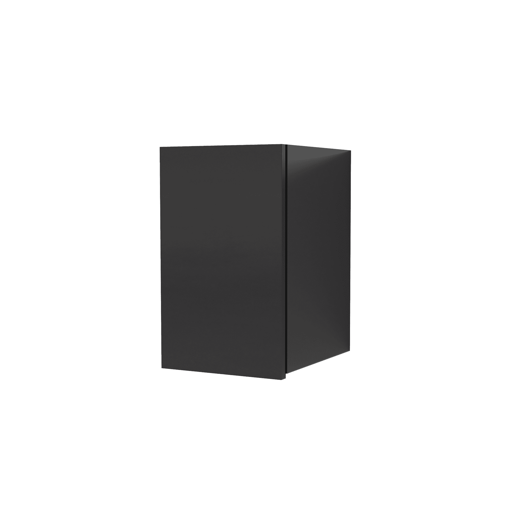 オーダー吊り戸棚 開き扉 ブラック W250～400