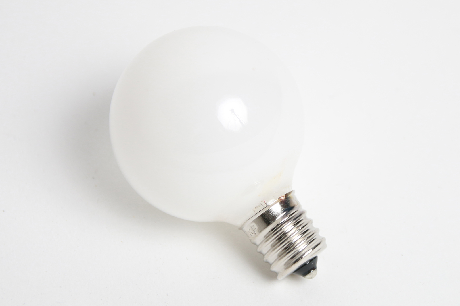 白熱ボール電球 白熱ホワイトボール50(E17)40W LT-BB003-17-G141