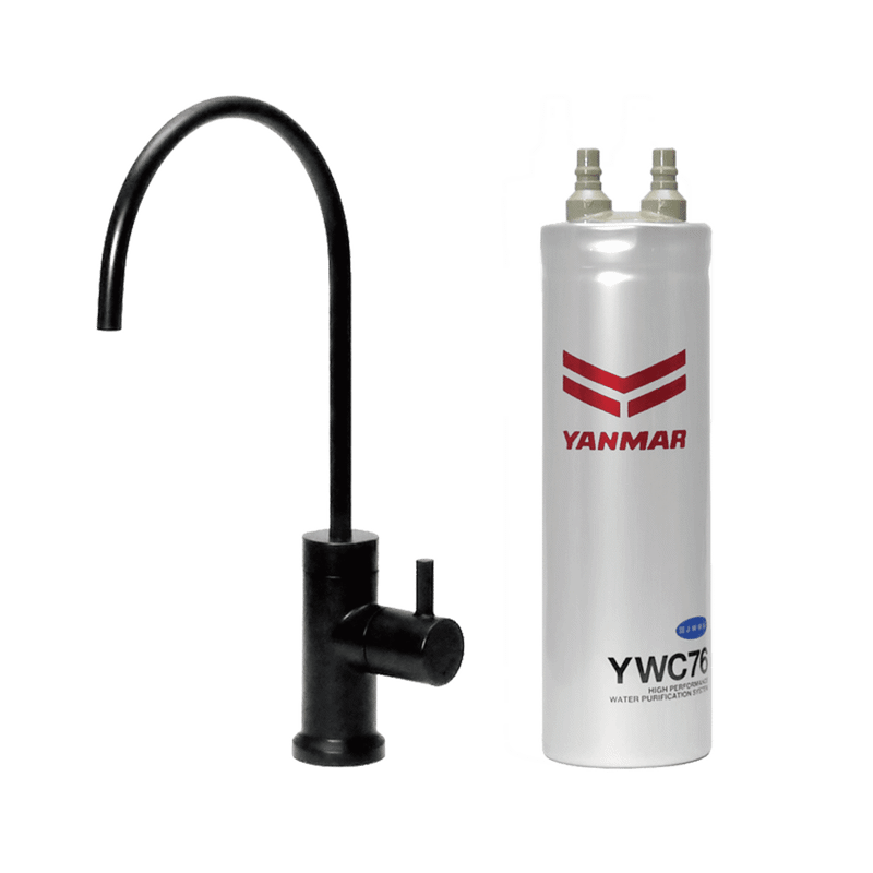 浄水器付き専用単水栓 スクエアネック クローム | KB-PT002-13W-G270 