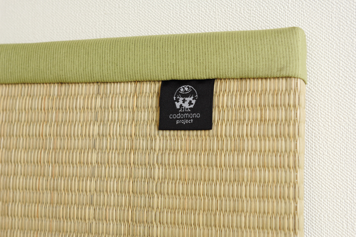 布縁の置き畳 半畳サイズ FL-TM002-01-G055 グリーン