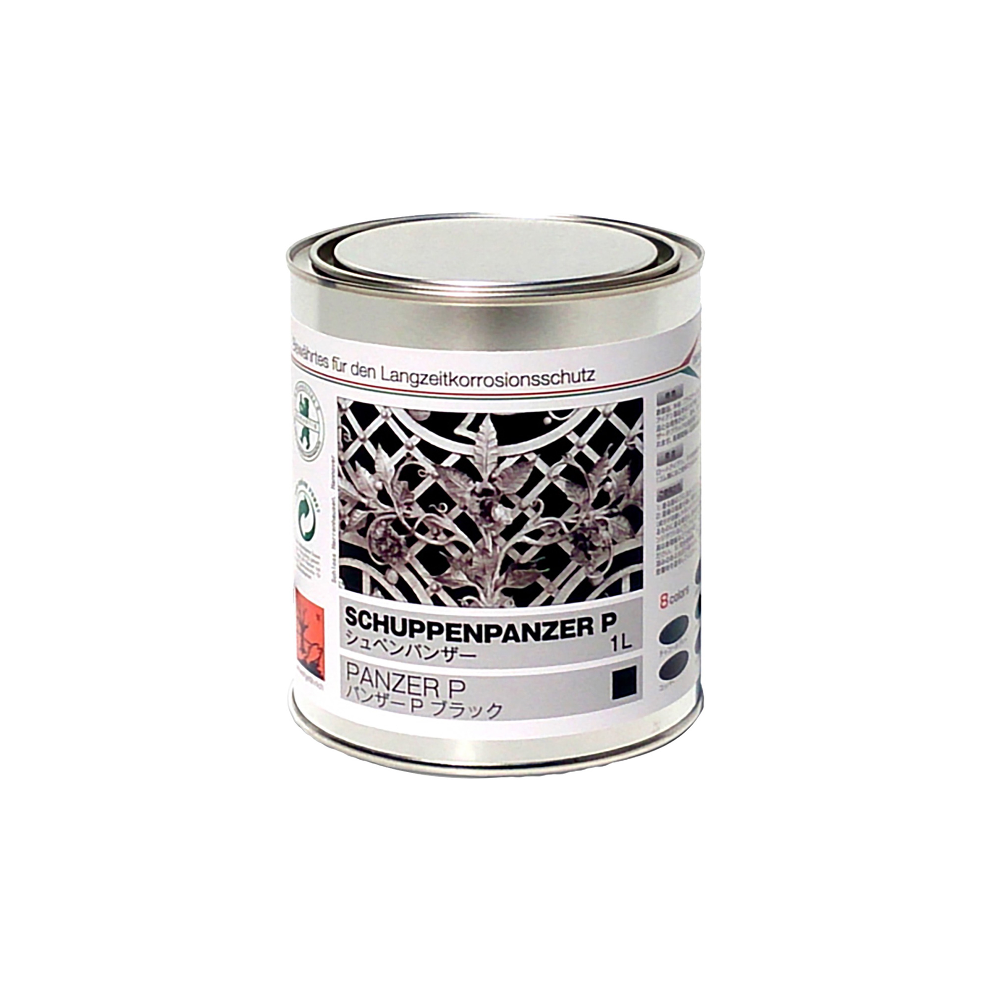 アイアン塗料 1L缶（ブラック） PT-OT001-03-G044 SHUPPENPANZER（シュッペンパンザー）というドイツ製のラッカー系塗料です