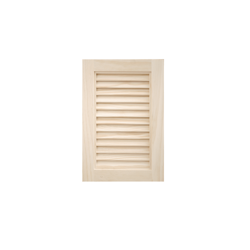 木製パインキャビネットドア ルーバー 300×450