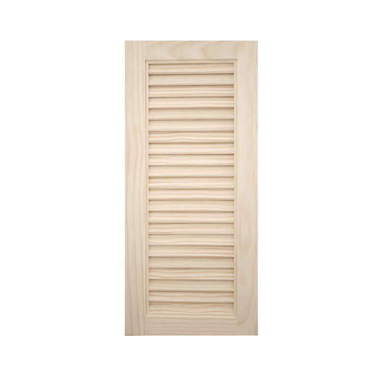 木製パインキャビネットドア ルーバー 300×680