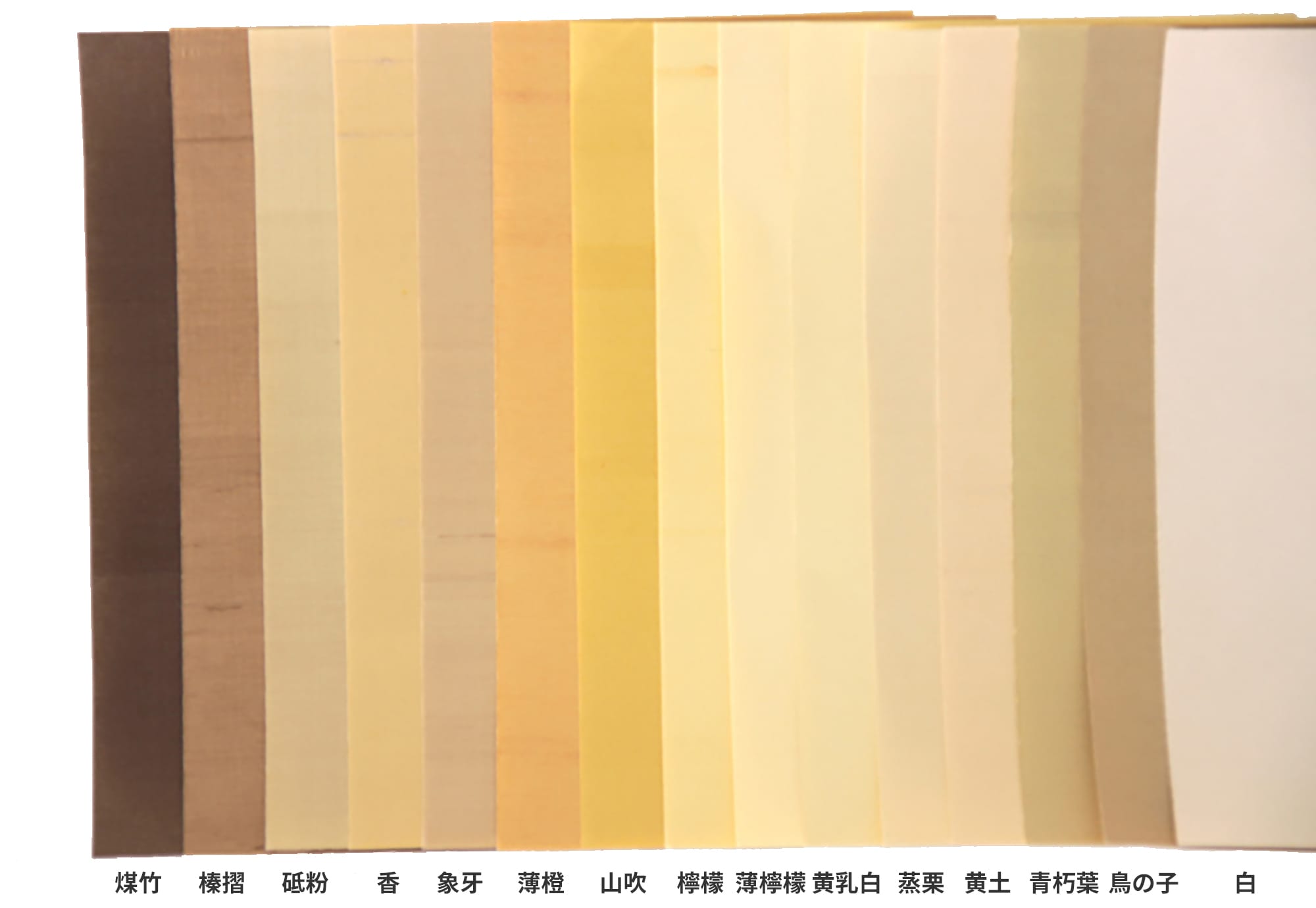絹布の壁紙 襲(かさね)/ロール WL-WP003-04-G007 襲（かさね）の黄色系 全15色