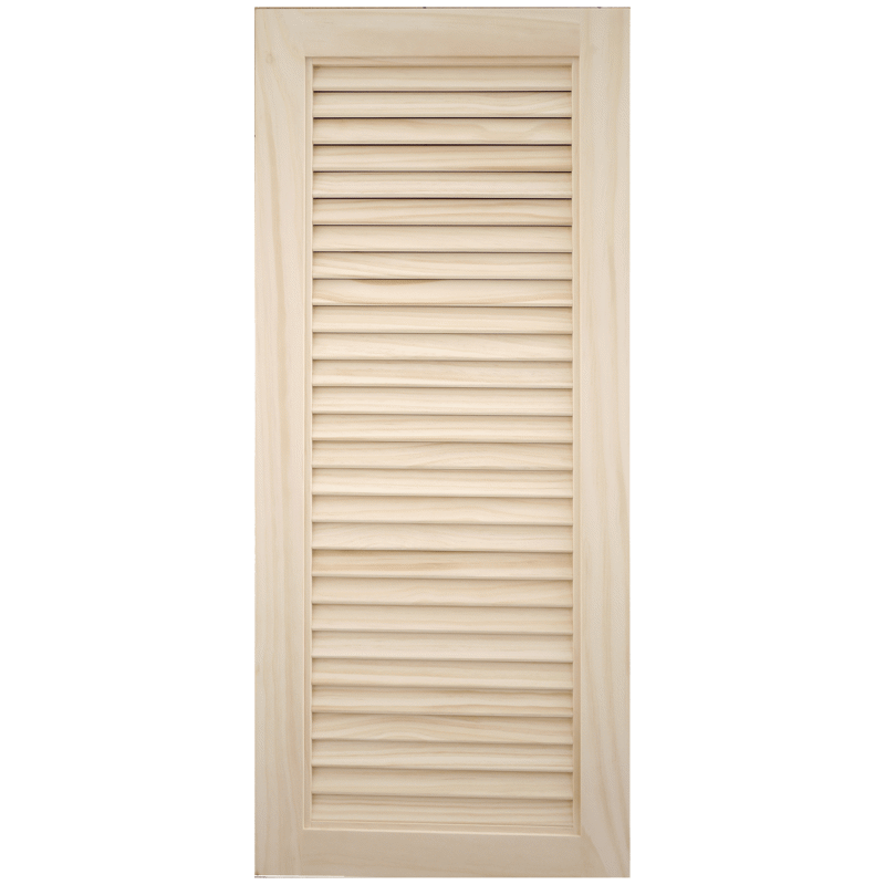木製パインキャビネットドア ルーバー 375×900
