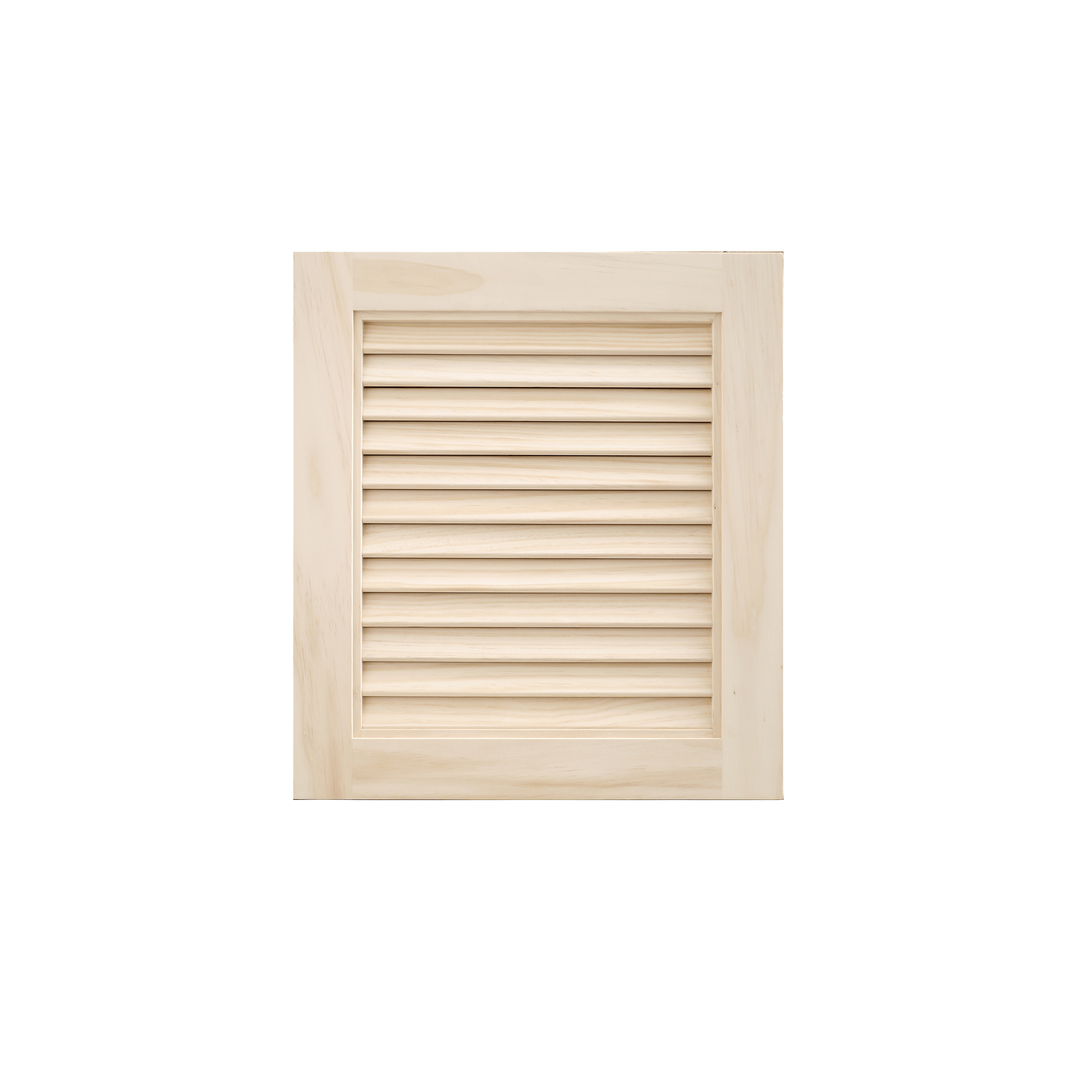 木製パインキャビネットドア ルーバー 400×450