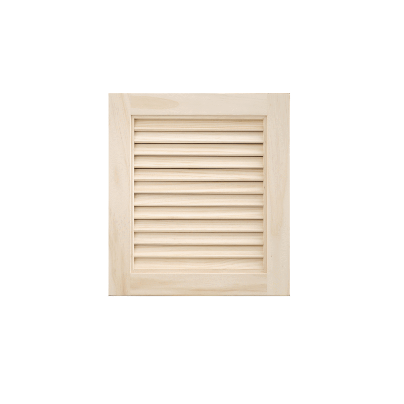 木製パインキャビネットドア ルーバー 400×450