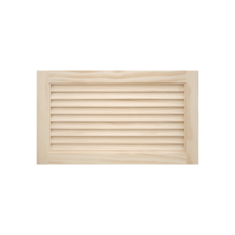 木製パインキャビネットドア ルーバー 600×350