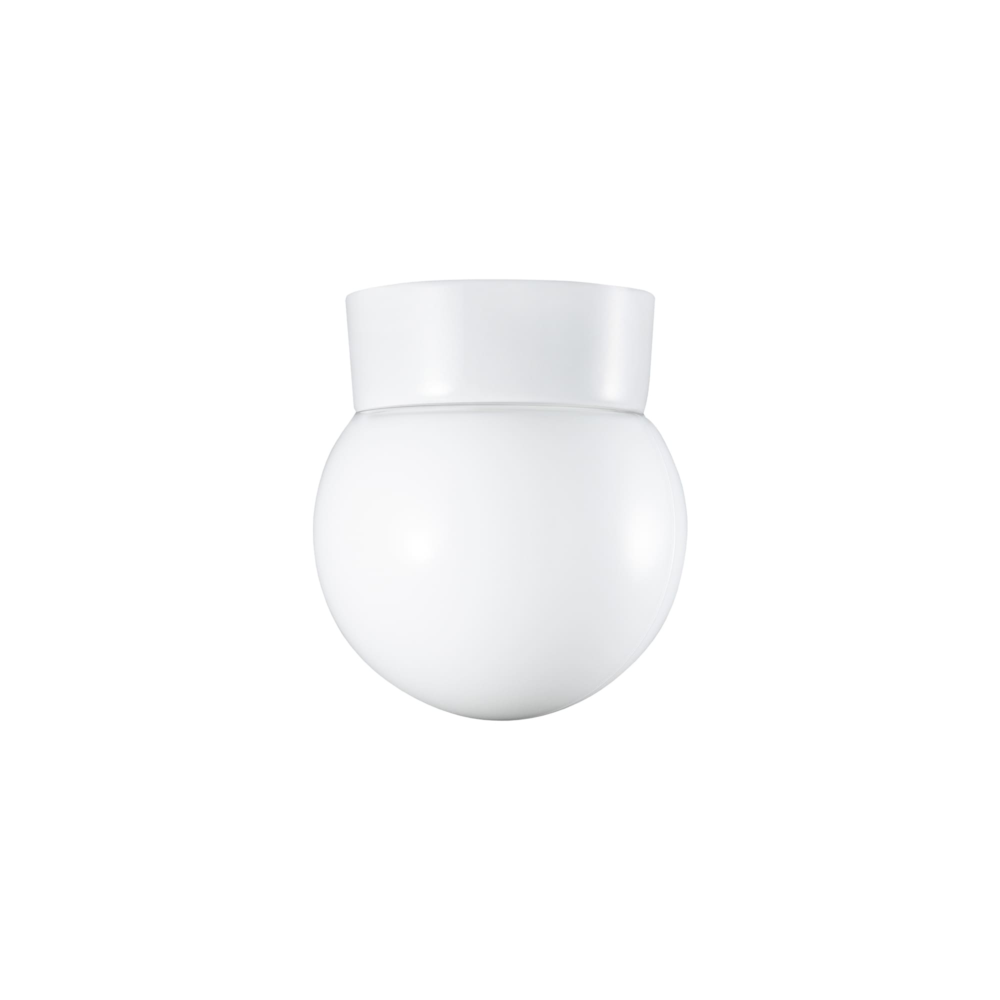 ミルクガラス照明 ボール（小） LT-BR005-01-G141 ボール（小）（※写真は仕様変更前のもので、現状はガラスの立ち上がりはございません）