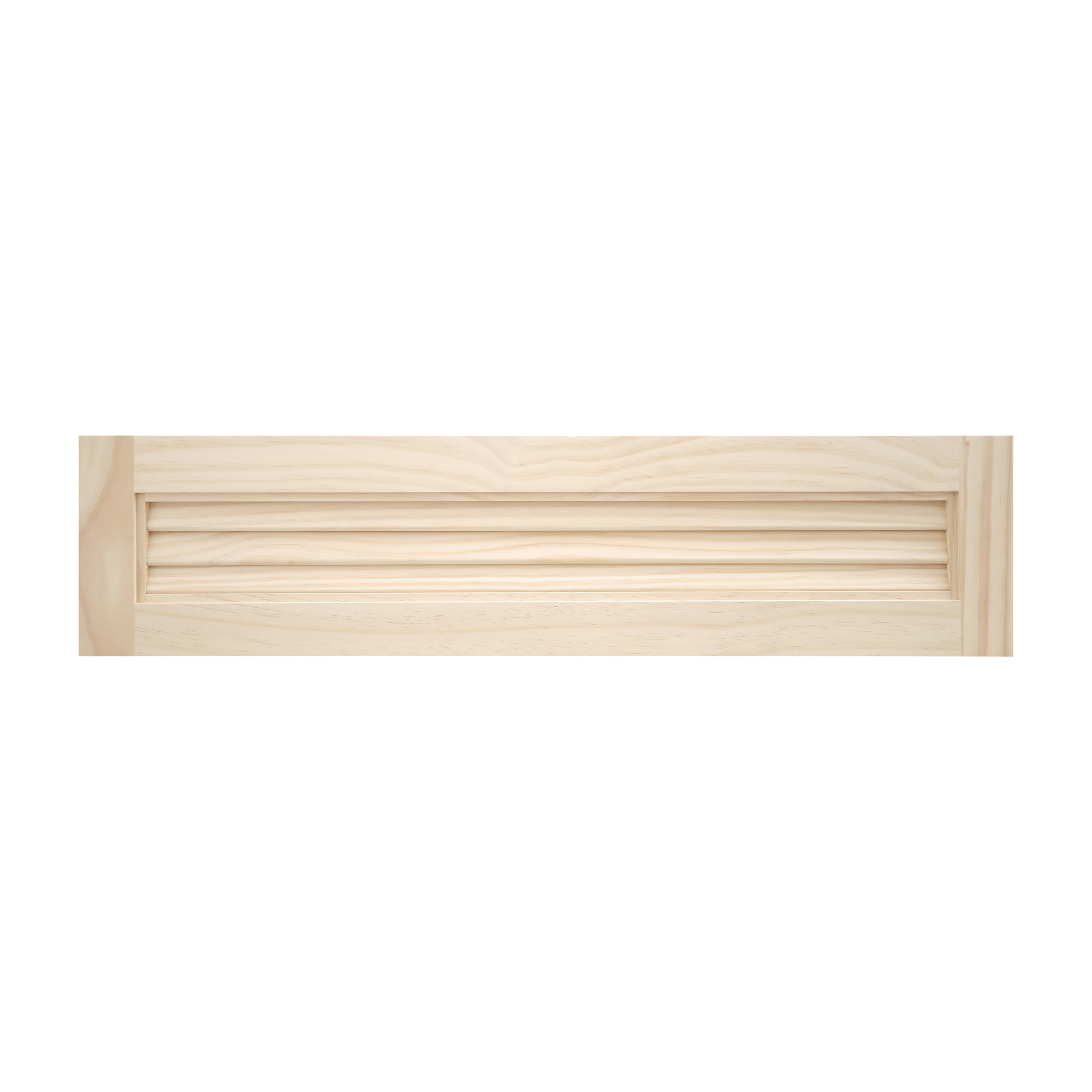 木製パインキャビネットドア ルーバー 750×175