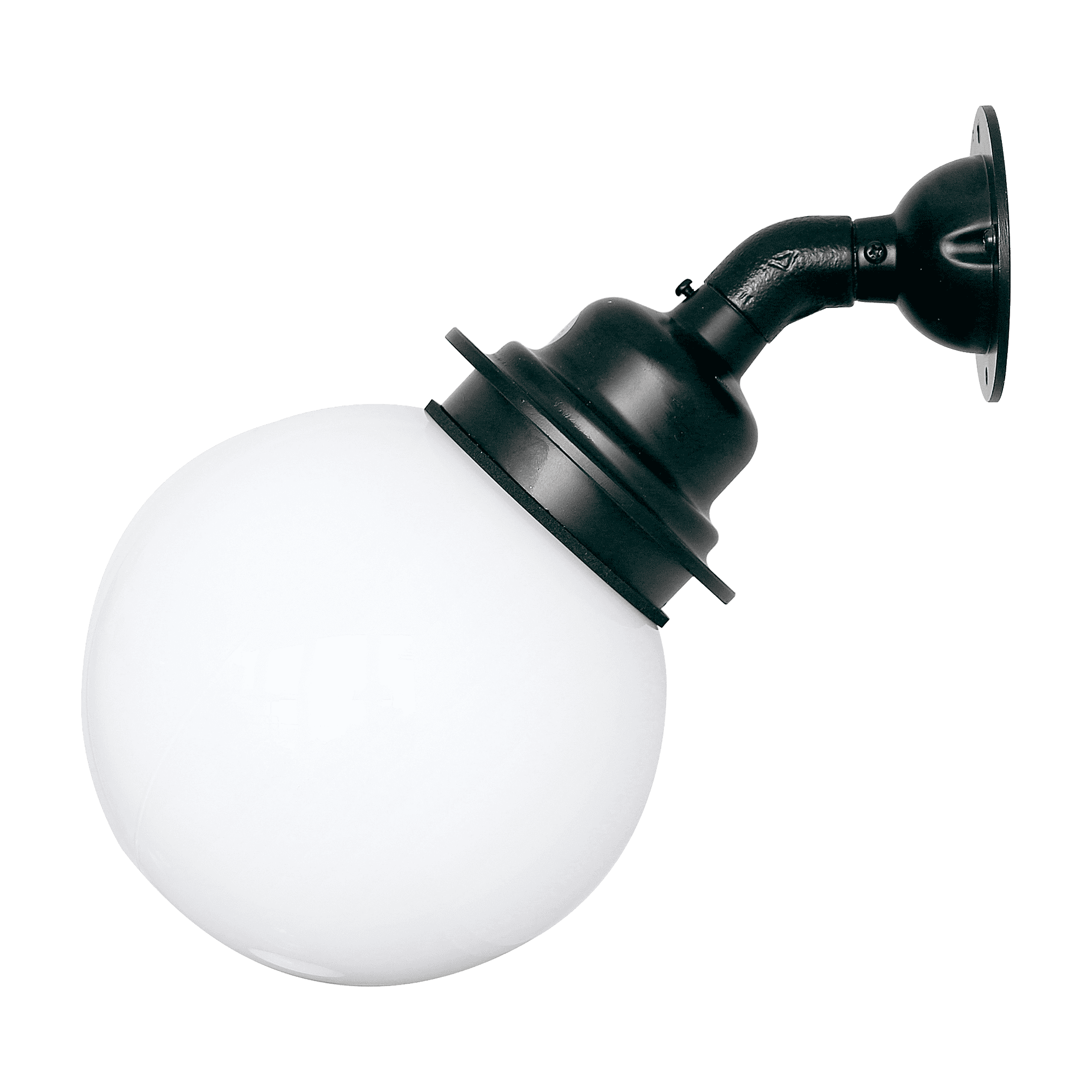ボールアームライト 乳白×ブラック | LT-BR011-02-G141 | 直付
