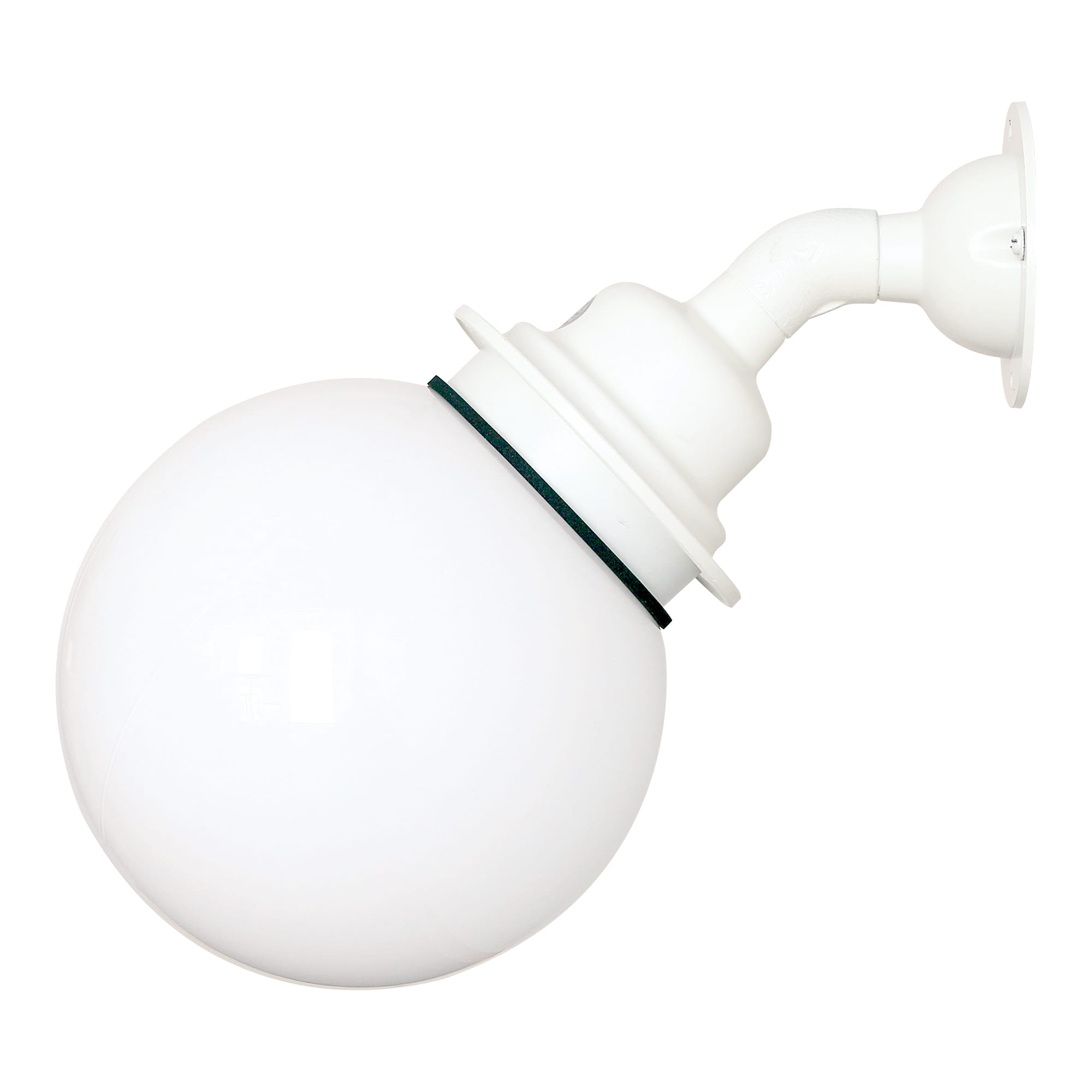 ボールアームライト 乳白×ホワイト LT-BR011-04-G141