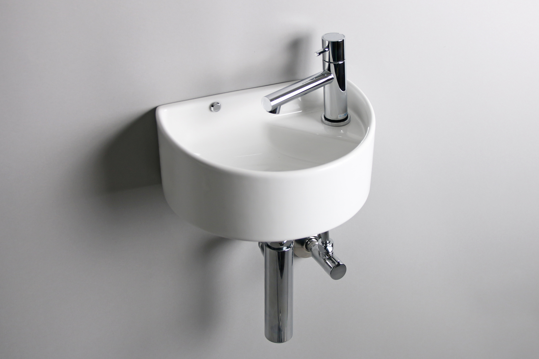 コンパクト手洗い器 ラウンド KB-PR006-02-G201