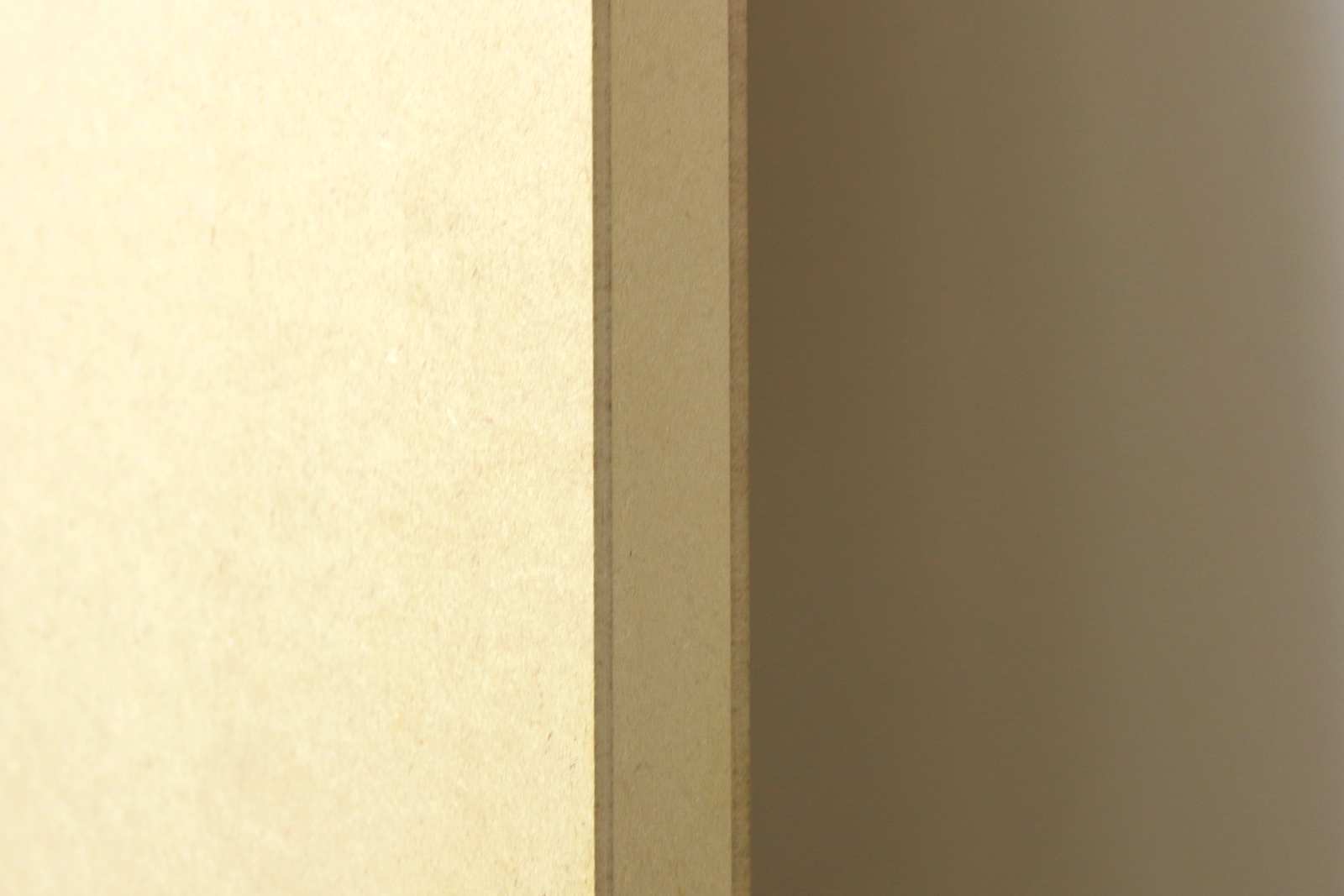オーダーフラッシュドア MDF DW-DR010-03-G191 木口はそのまま断面が見える仕様になっています
