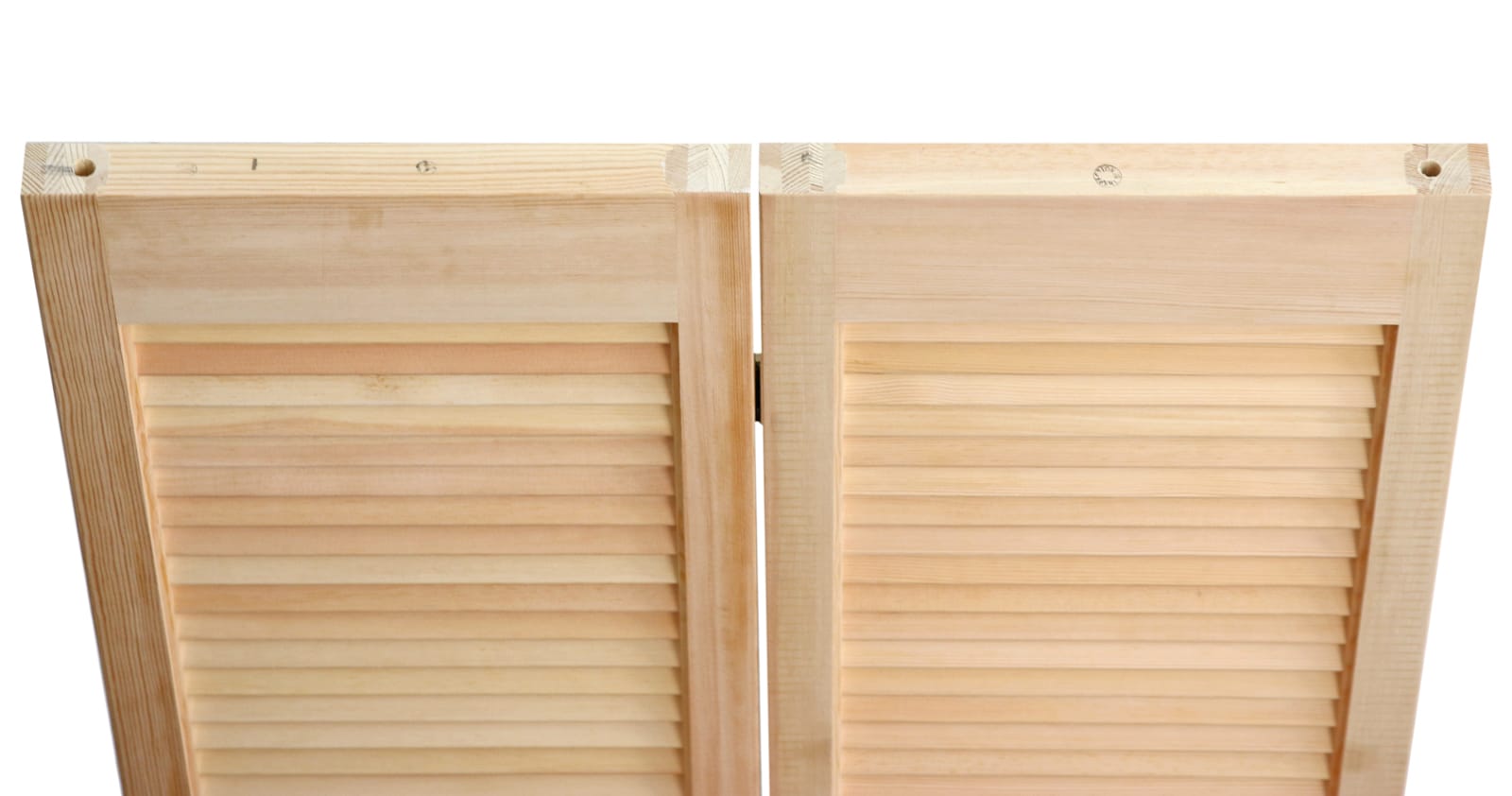 激安！【未使用品 引取限定】木製(無垢材)ルーバー折戸 海外製品 jjxmm様 専用】木製(無垢材)ルーバー折戸 海外製品