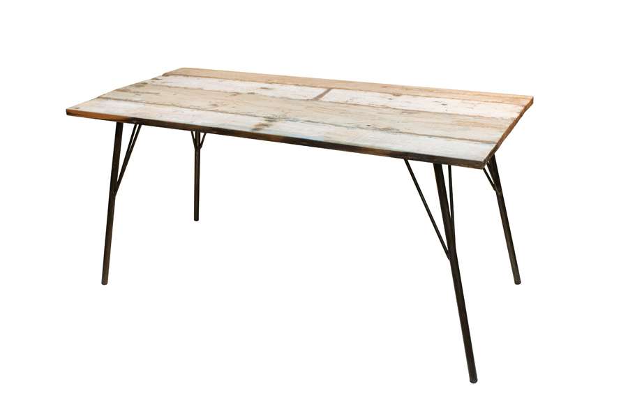廃材家具 テーブル150 kano SF-FN004-01-G092 テーブル150　kano ホワイト