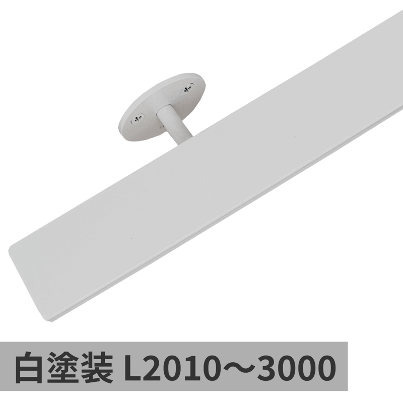 鉄の手摺 白塗装 L2010～3000