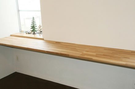 カウンターデスク タモ集成材 Rf Sf003 03 リノベーション Diy インテリア通販のtoolbox