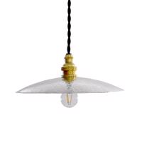 鎚目模様のシェードランプ E17 お皿型 アルミ