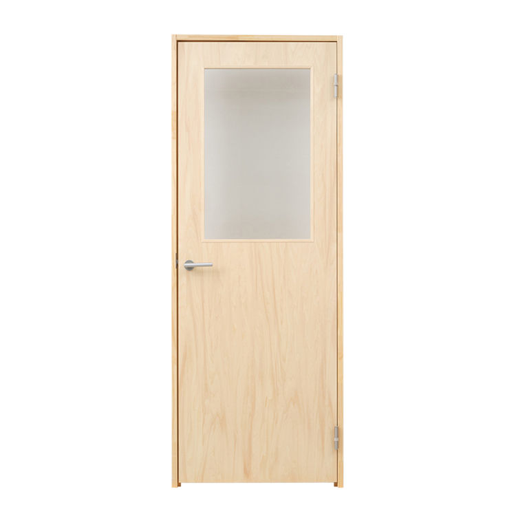 木製ユニットドア ガラス開き戸 シナ
