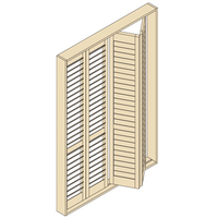 ウッドシャッター 折れ戸タイプ 両開き Dw Dr005 01 G140 リノベーション Diy インテリア通販のtoolbox