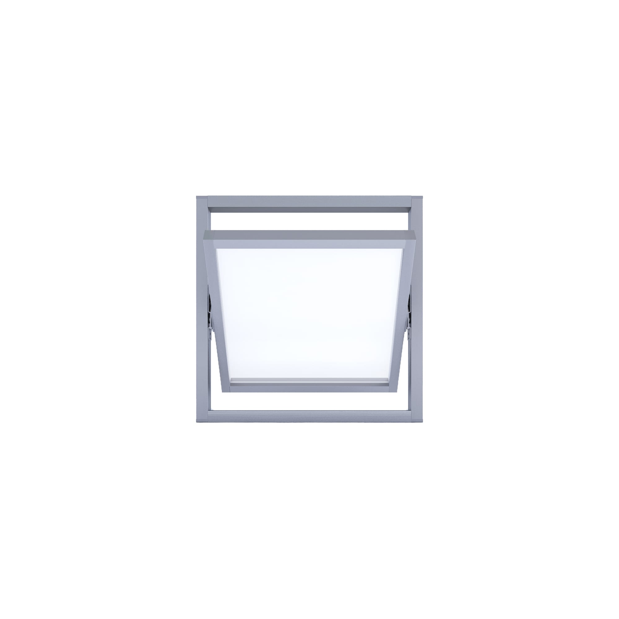 室内アルミサッシ 回転窓 シルバー ガラス DW-DR013-07-G201