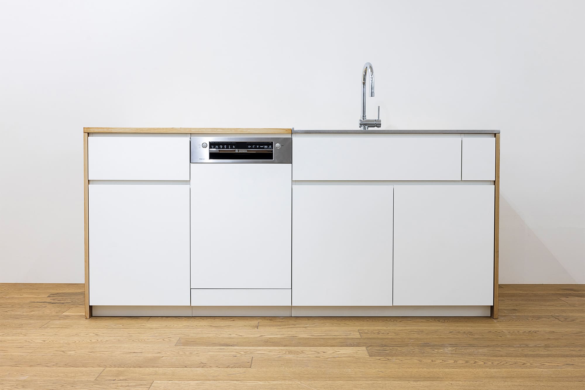 木天板キッチンⅡ型 対面シンク側 フロントオープン食洗機 W450タイプ KB-KC029-03-G183 アイランドの場合 ＜画像はW1840＞