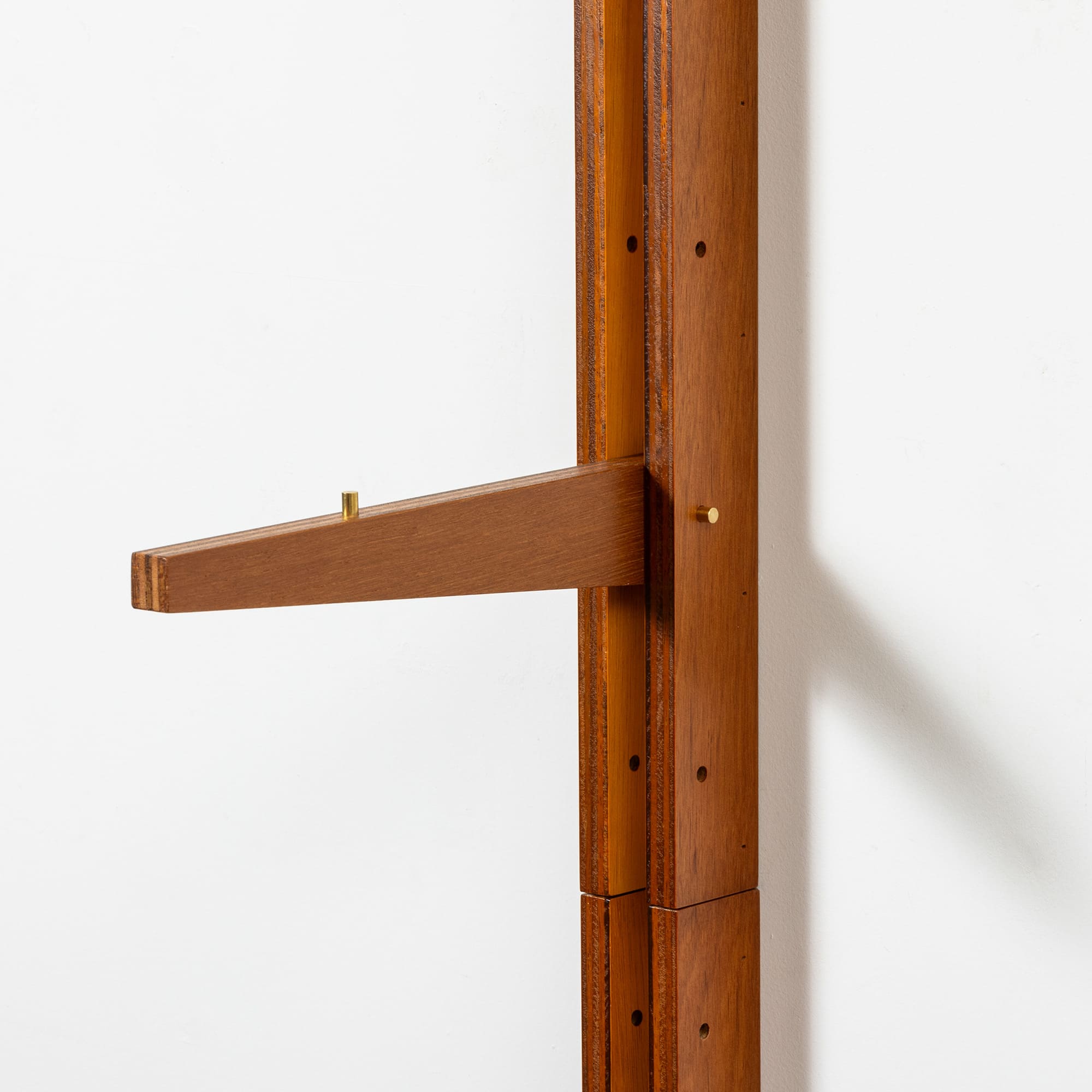 木製シェルビング 棚柱 L900 PS-BK009-01-G289 この上に棚板を乗せます