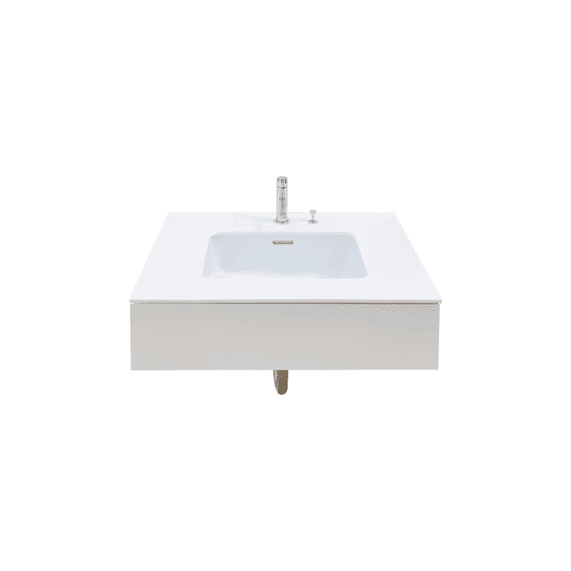 ミニマル洗面台ホワイト W690～990