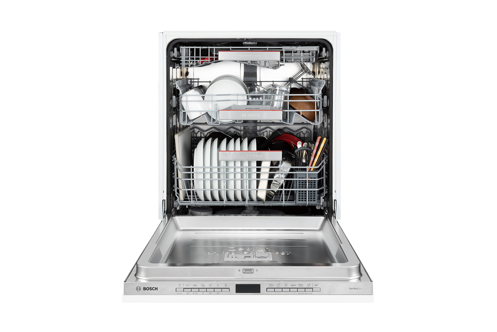 ビルトイン食洗機 フロントオープン W600 フルドアタイプ ゼオライトドライ（本体のみ） KB-PT004-04-G234 およそ12人分の基本的な食器を一気に洗浄できる容量です。3~4人暮らしで1日分の食器量がまとめて洗える容量とお考えください