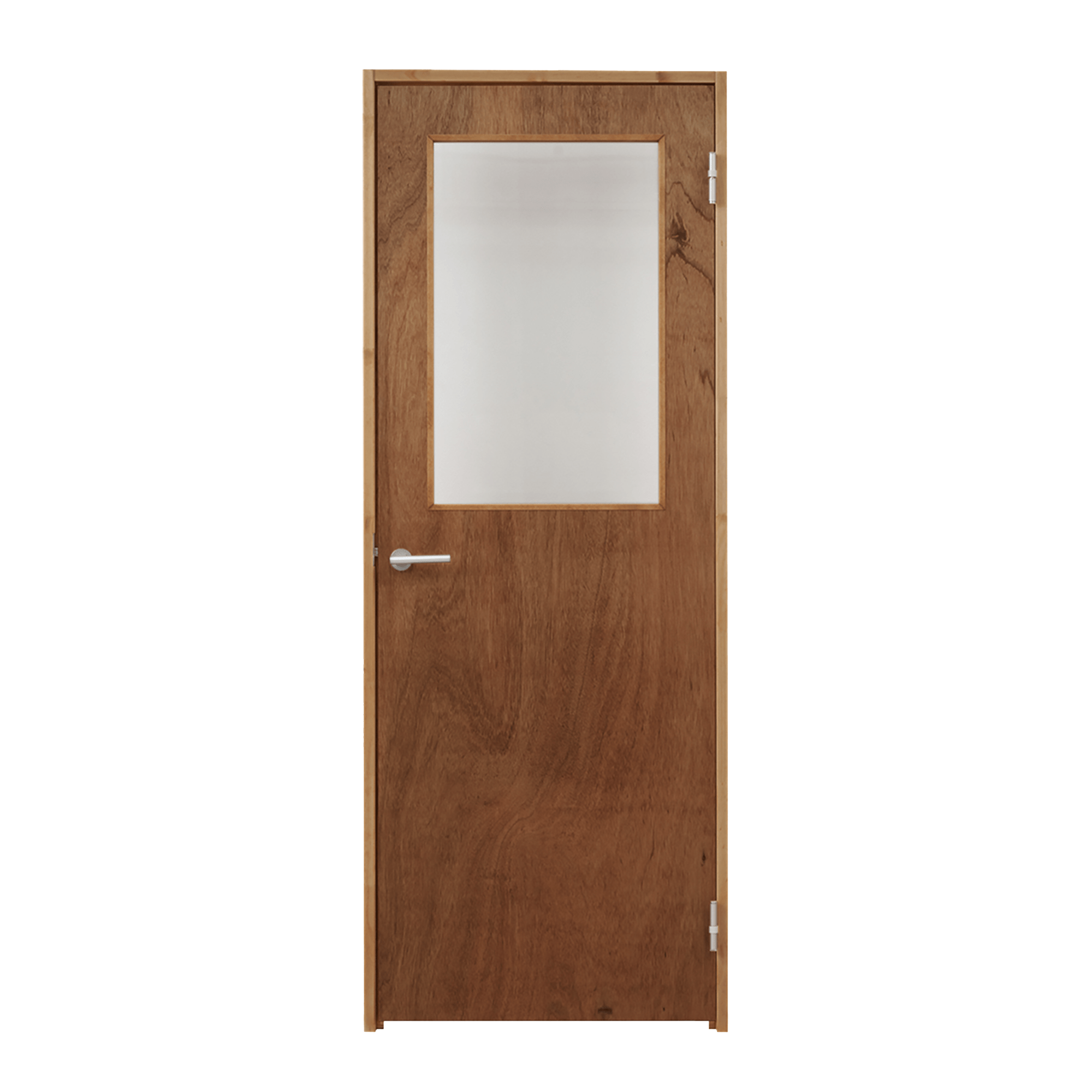 木製ユニットドア ガラス開き戸 ラワン