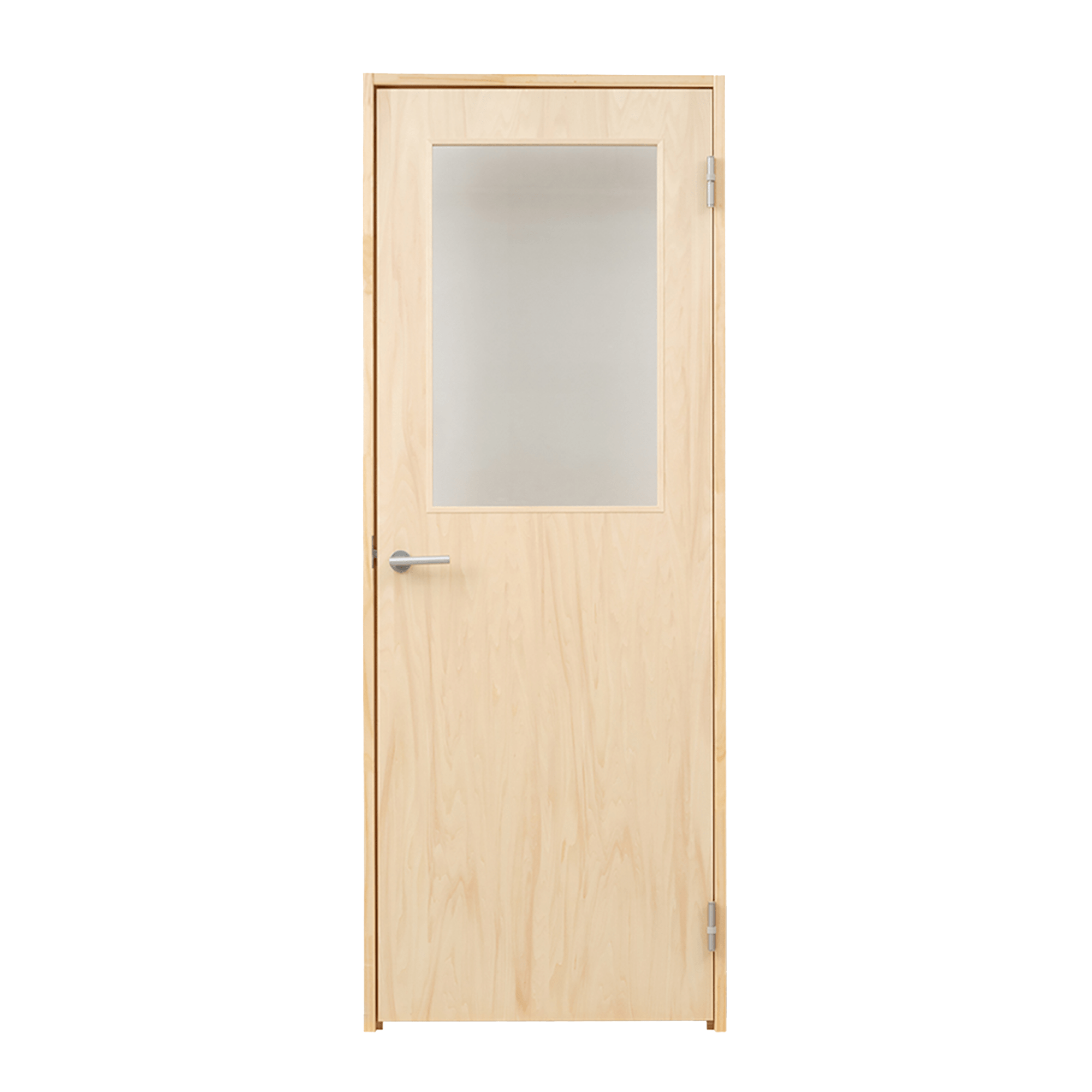 木製ユニットドア ガラス開き戸 シナ