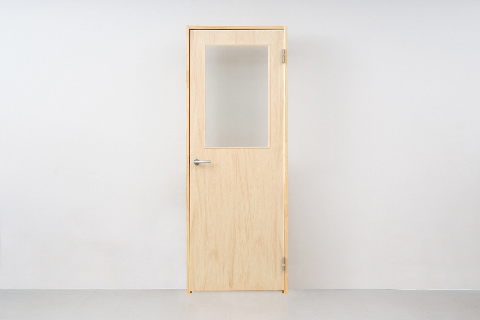 木製ユニットドア ガラス開き戸 シナ DW-DR012-02-G191