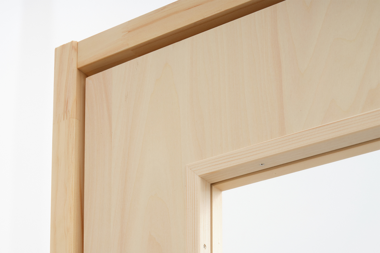 木製ユニットドア ガラス開き戸 シナ DW-DR012-02-G191 ドアと枠で素材が異なるため、色味は若干異なります